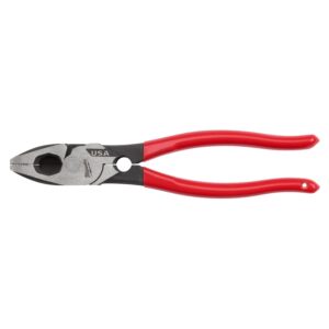 Milwaukee MT500T 9" Lineman's Dipped Grip Pliers w/ Thread Cleaner (Made in the USA)