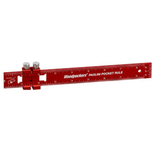 Woodpeckers PPR-8200-19 Paolini Pocket Rule, 8"/200mm Aluminum