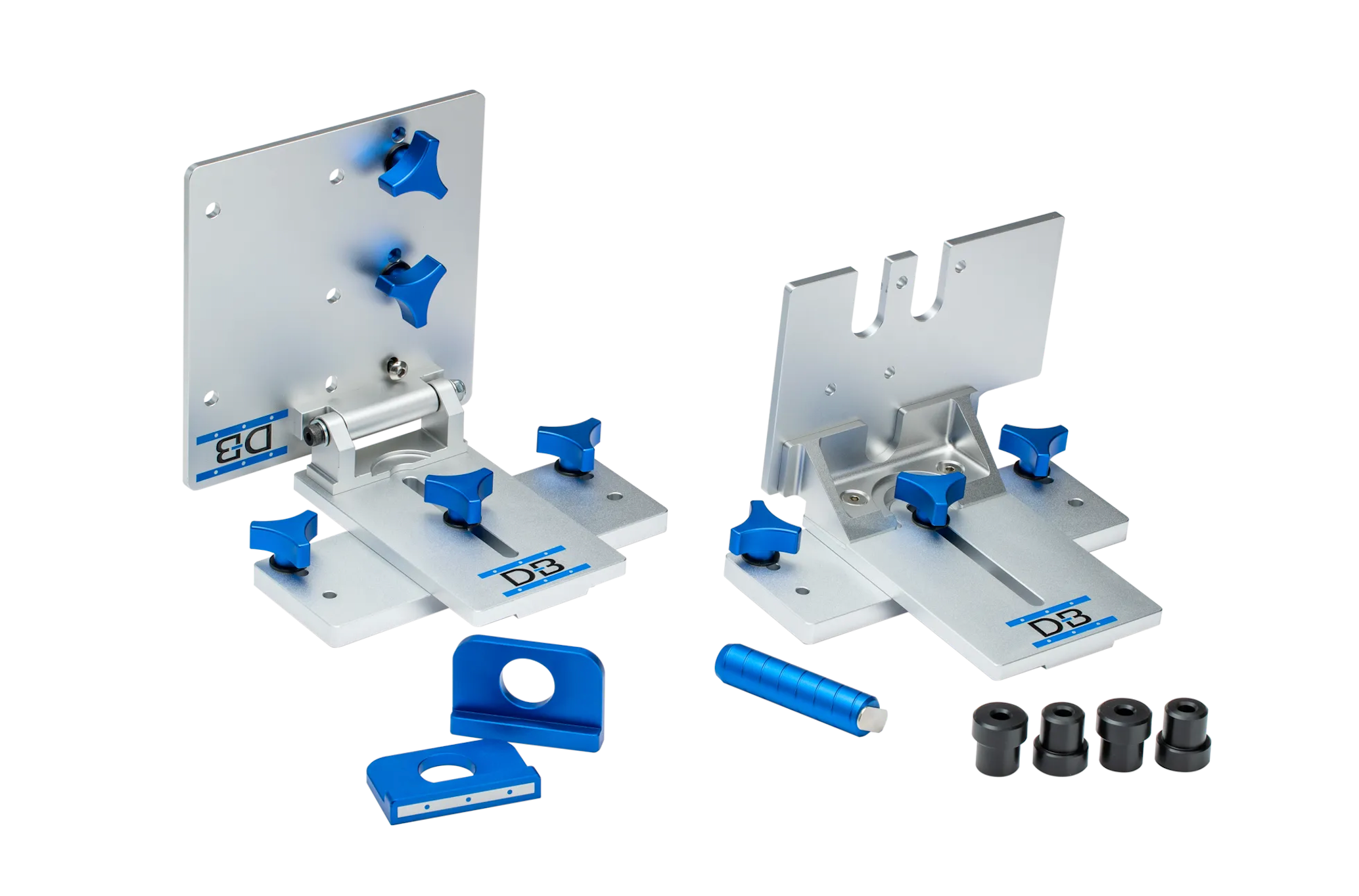 Dashboard MFT Guide Rail Bracket Set for Square Track Saw Crosscuts (GRB001)