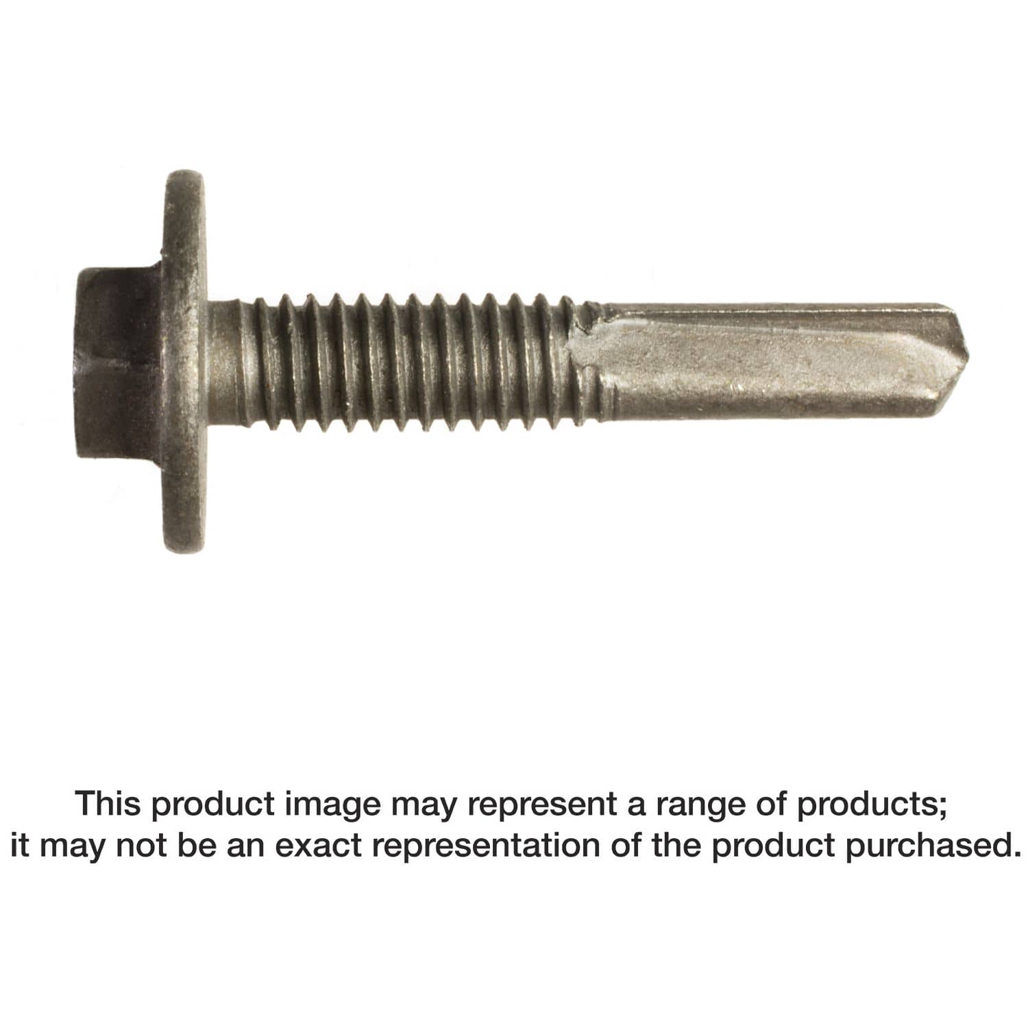 Simpson Strong-Tie XLQ114T1224 Strong-Drive XL LARGE-HEAD METAL Screw (Collated), #12 x 1-1/4-in. 5/16 Hex, 1000-Pack