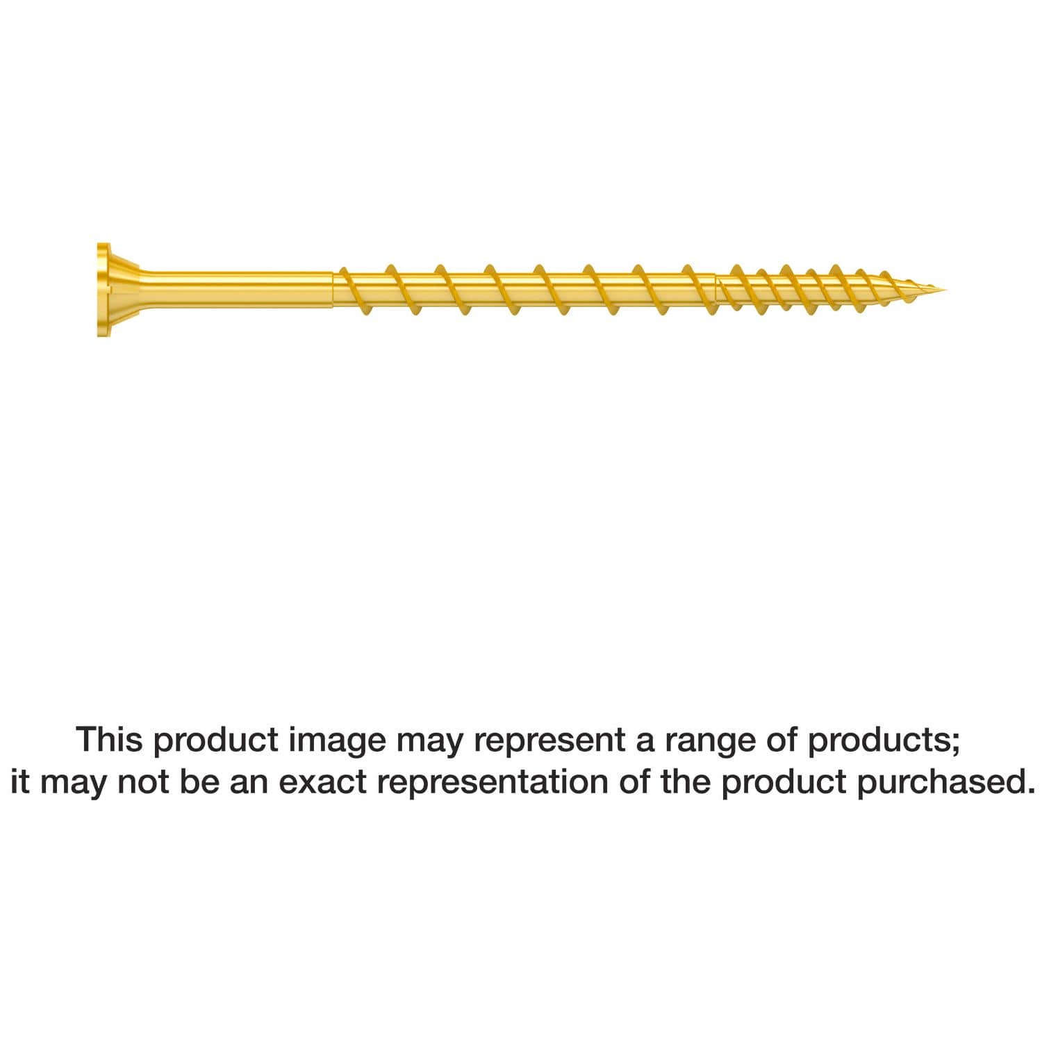 Simpson Strong-Tie WSV3S Strong-Drive WSV SUBFLOOR Screw (Collated), #9 x 3-in. T25, Yellow Zinc, 1000-Pack