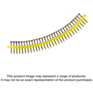Simpson Strong-Tie WSVF212S Strong-Drive WSVF SUBFLOOR Screw (Collated), #9 x 2-1/2-in. T25, Gray, 1500-Pack