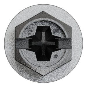 Simpson Strong-Tie TNTSS625234H Titen Turbo, 1/4-in. x 2-3/4-in. Type 316 Stainless-Steel Hex-Head Concrete and Masonry Screw, 50-Pack
