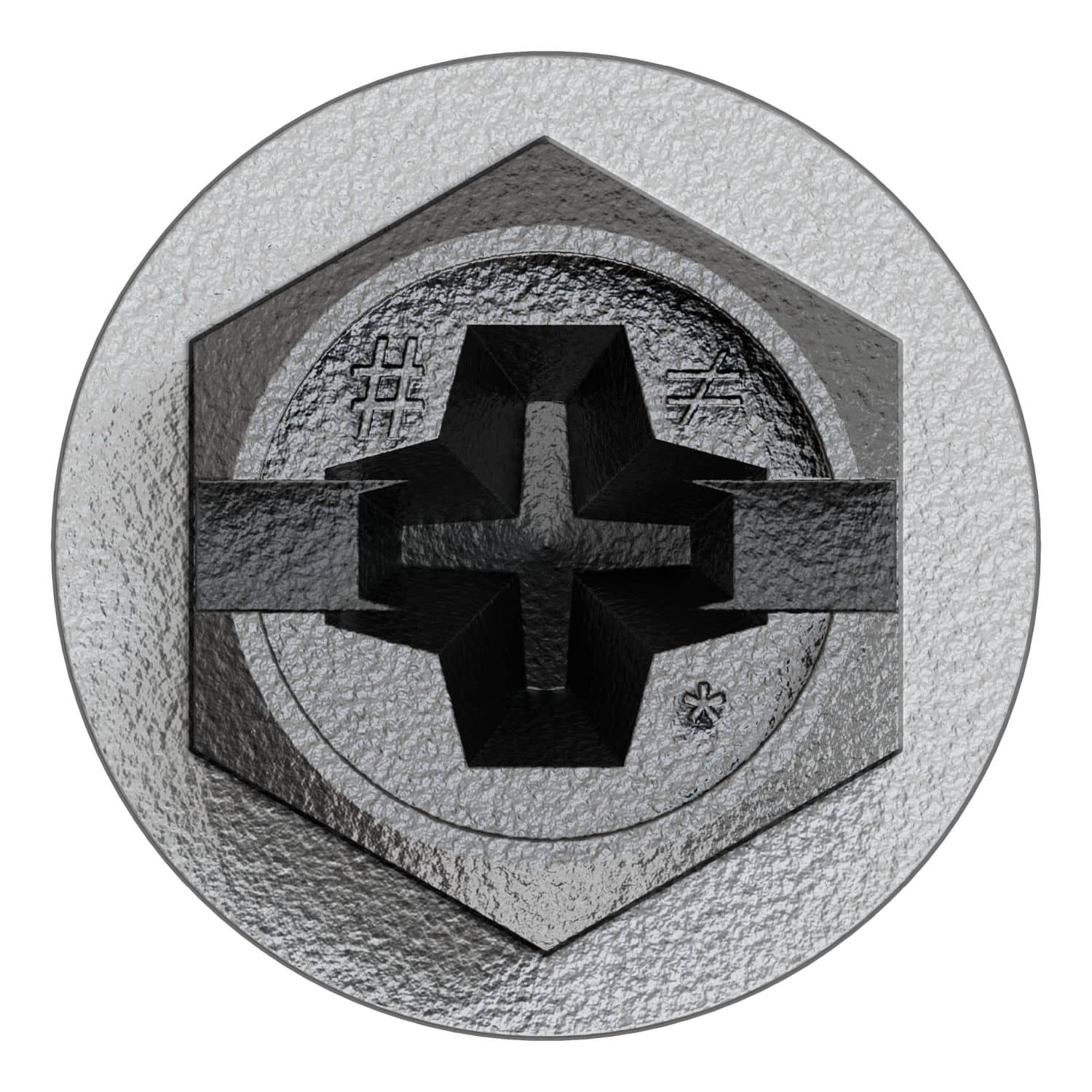 Simpson Strong-Tie TNTSS625234H Titen Turbo, 1/4-in. x 2-3/4-in. Type 316 Stainless-Steel Hex-Head Concrete and Masonry Screw, 50-Pack
