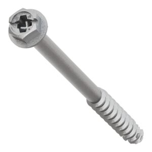 Simpson Strong-Tie TNTSS625334H Titen Turbo, 1/4-in. x 3-3/4-in. Type 316 Stainless-Steel Hex-Head Concrete and Masonry Screw, 50-Pack