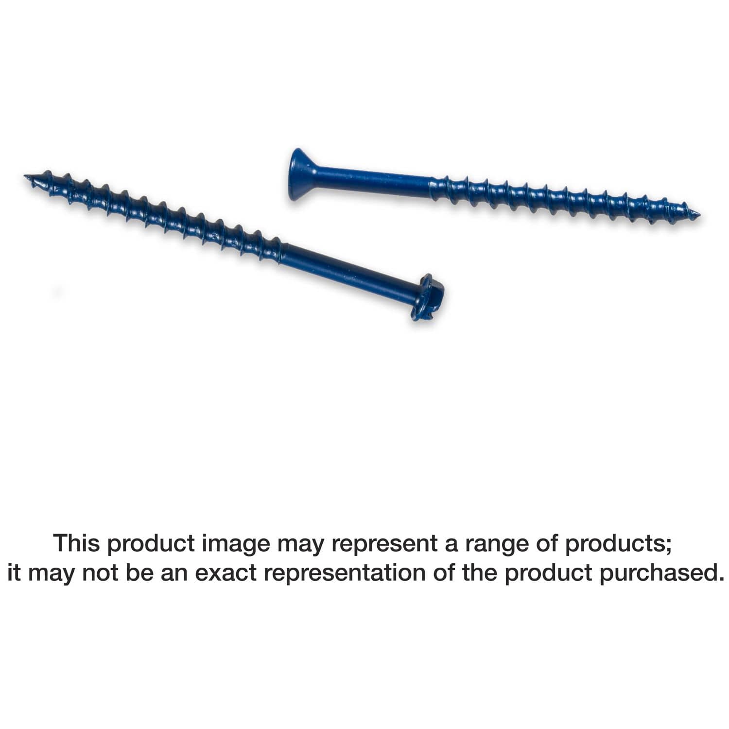 Simpson Strong-Tie TNTW18134TF Titen Turbo, 3/16-in. x 1-3/4-in. 6-Lobe Flat-Head Concrete and Masonry Screw, White, 100-Pack