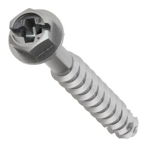 Simpson Strong-Tie TNTSS625214H Titen Turbo, 1/4-in. x 2-1/4-in. Type 316 Stainless-Steel Hex-Head Concrete and Masonry Screw, 50-Pack