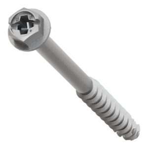 Simpson Strong-Tie TNTSS625314H Titen Turbo, 1/4-in. x 3-1/4-in. Type 316 Stainless-Steel Hex-Head Concrete and Masonry Screw, 50-Pack