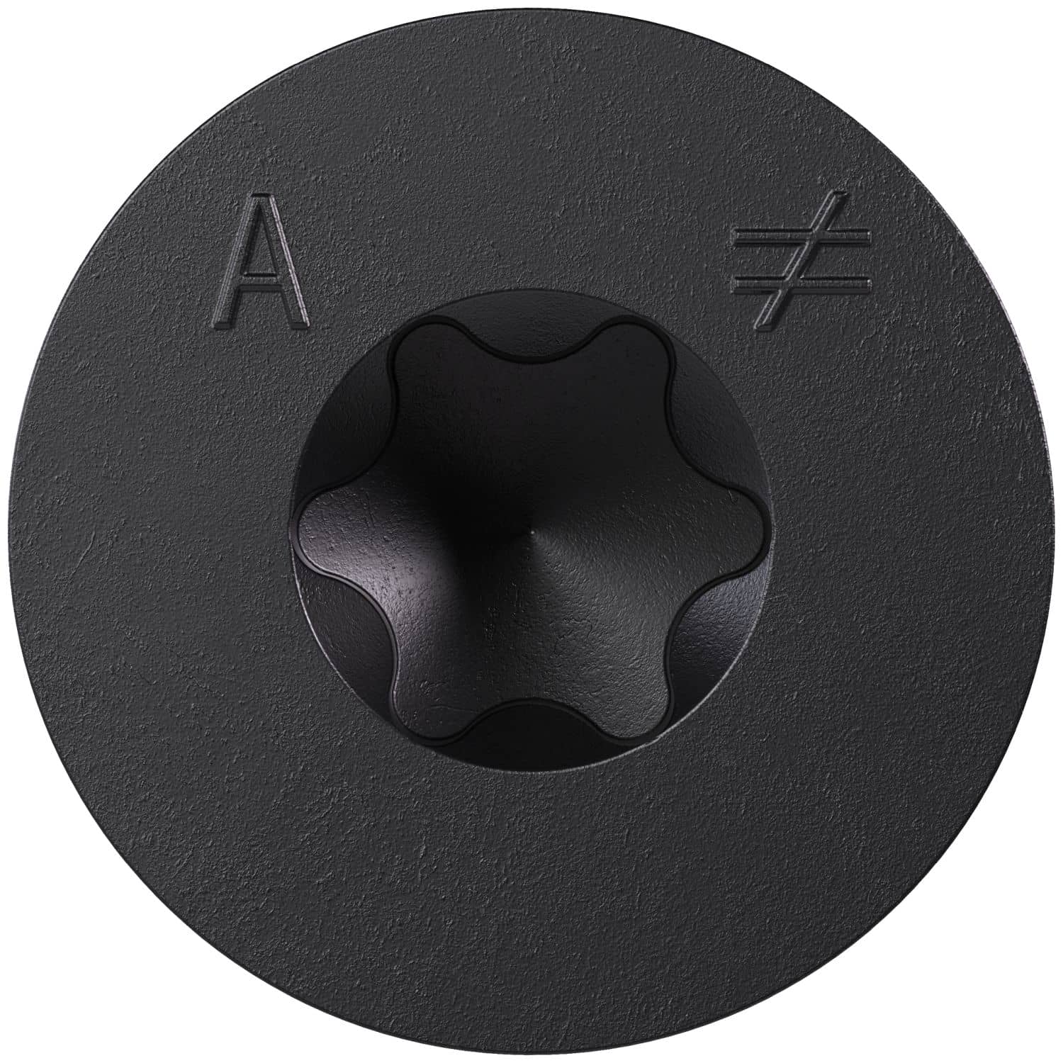 Simpson Strong-Tie TNTBL25134TF Titen Turbo, 1/4-in. x 1-3/4-in. 6-Lobe Flat-Head Concrete and Masonry Screw, Black, 100-Pack