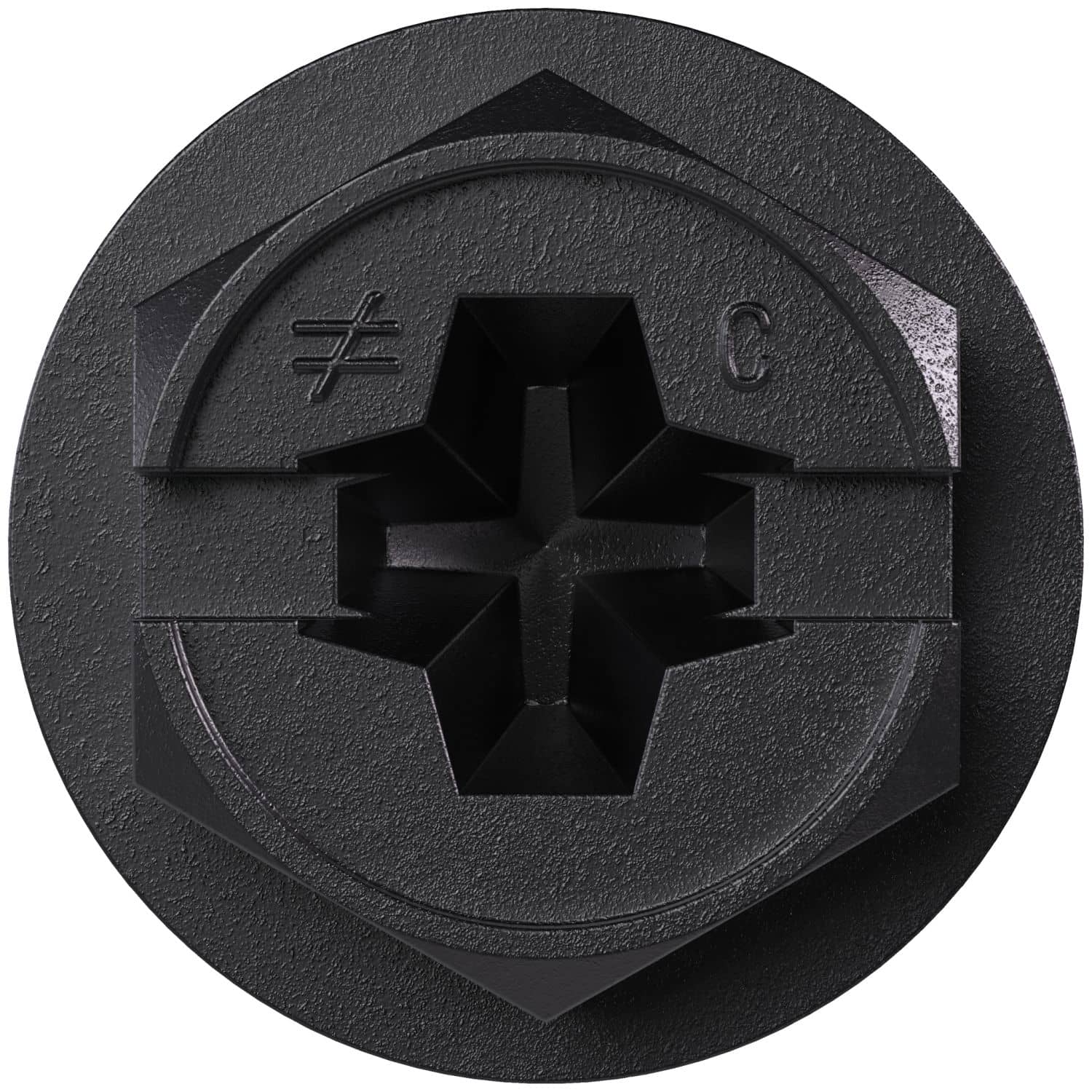 Simpson Strong-Tie TNTBL25234H Titen Turbo, 1/4-in. x 2-3/4-in. Hex-Head Concrete and Masonry Screw, Black, 100-Pack