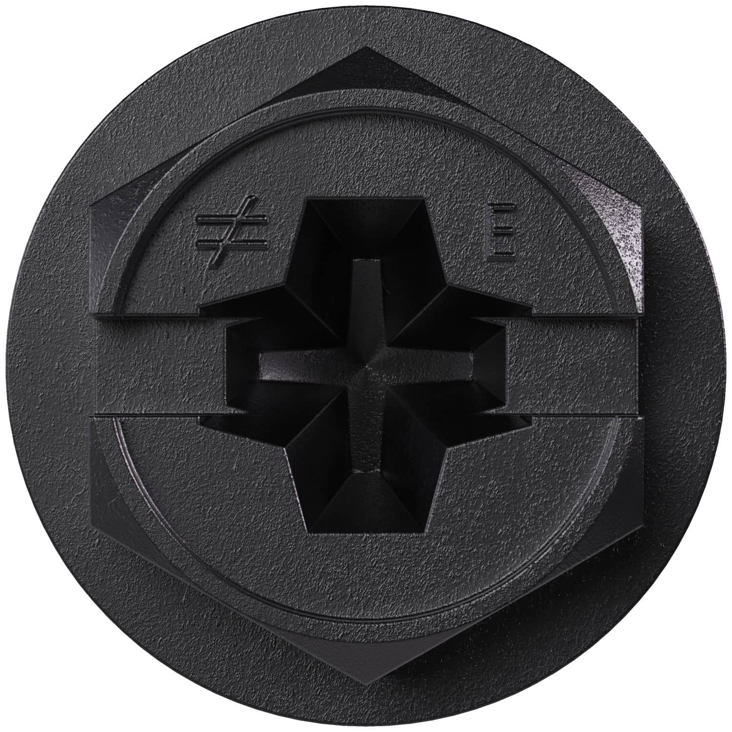 Simpson Strong-Tie TNTBL25334H Titen Turbo, 1/4-in. x 3-3/4-in. Hex-Head Concrete and Masonry Screw, Black, 100-Pack