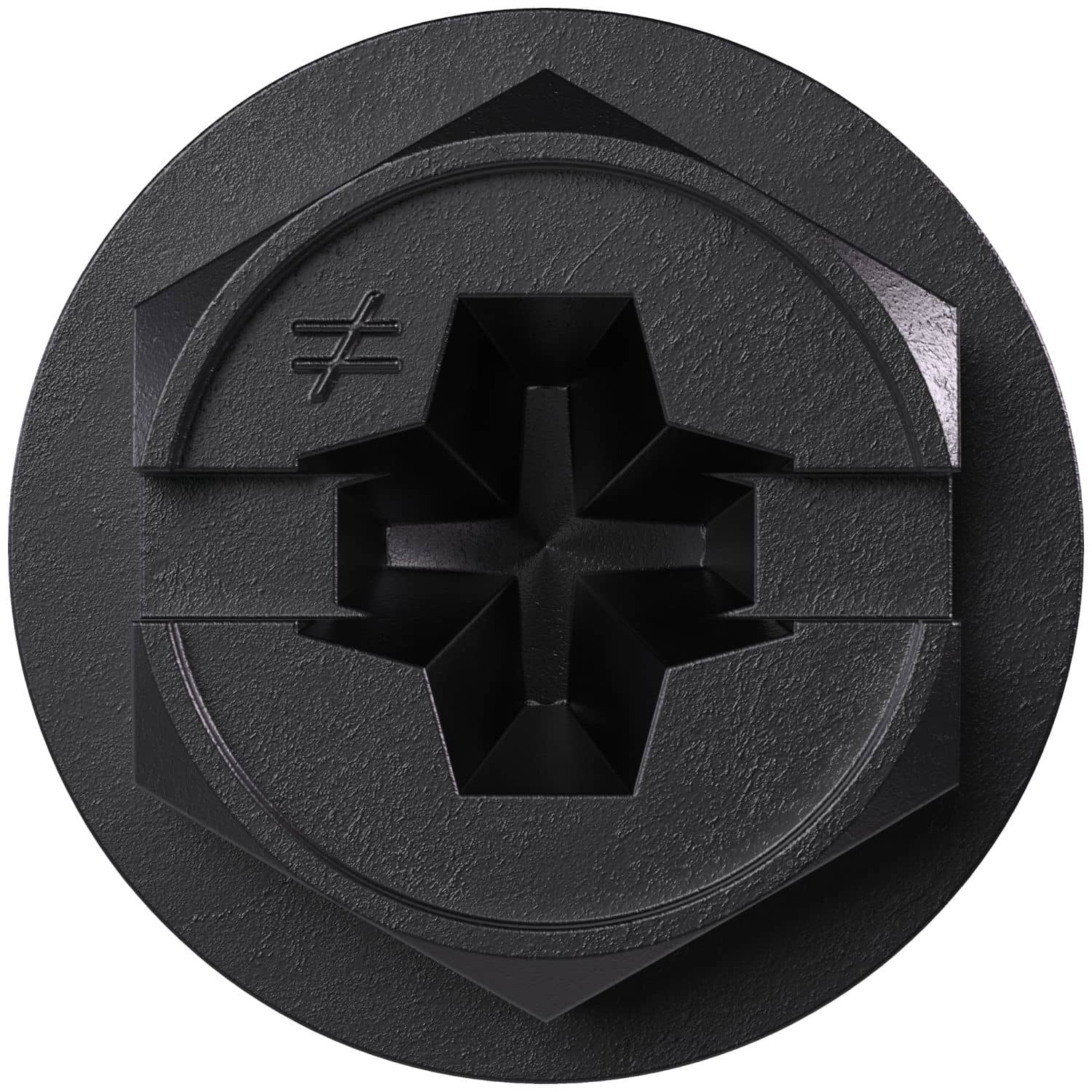 Simpson Strong-Tie TNTBL25114H Titen Turbo, 1/4-in. x 1-1/4-in. Hex-Head Concrete and Masonry Screw, Black, 100-Pack