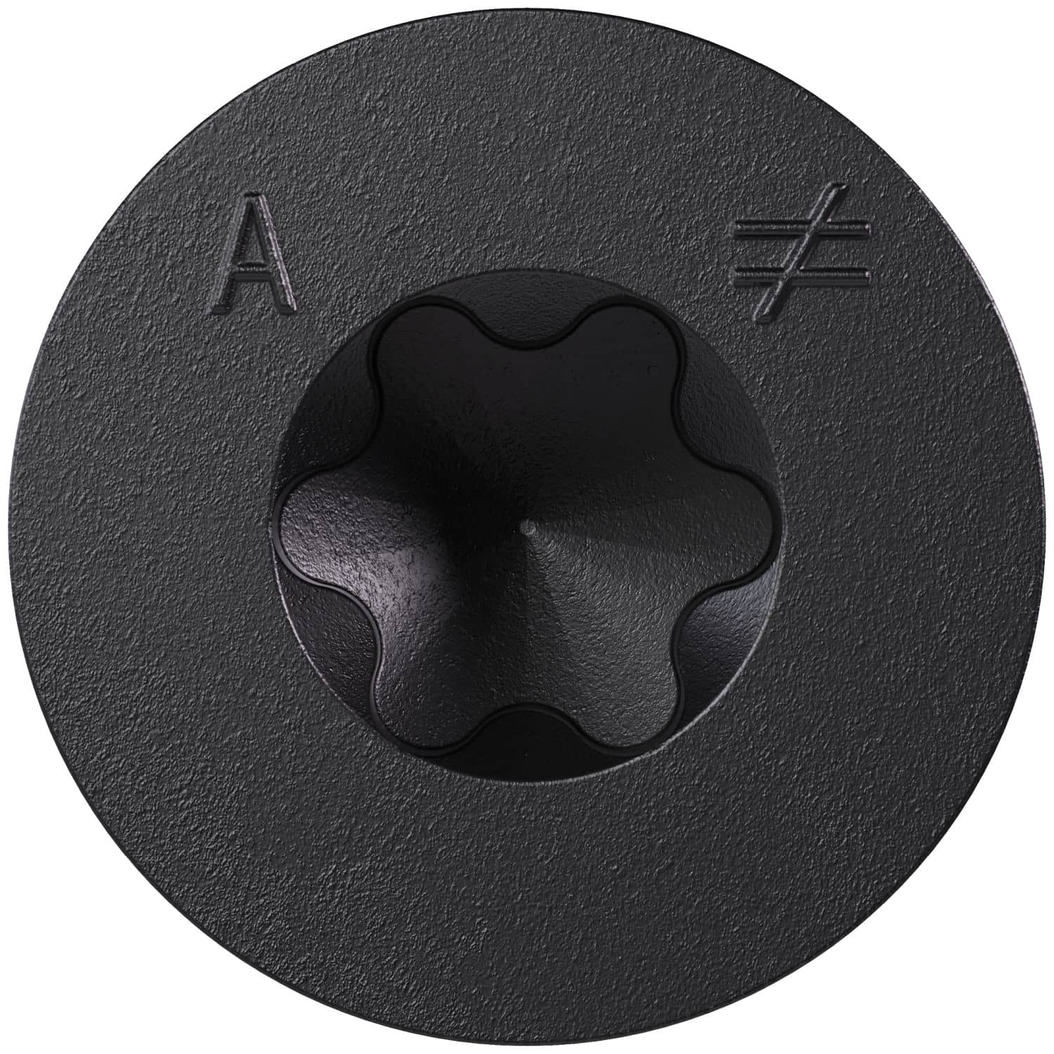 Simpson Strong-Tie TNTBL18134TF Titen Turbo, 3/16-in. x 1-3/4-in. 6-Lobe Flat-Head Concrete and Masonry Screw, Black, 100-Pack