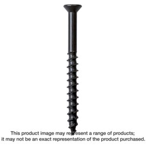 Simpson Strong-Tie TNTB25234TTR Titen Turbo, 1/4-in. x 2-3/4-in. 6-Lobe Trim-Head Concrete and Masonry Screw, Bronze, 100-Pack