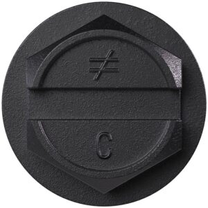 Simpson Strong-Tie TNTBL18234H Titen Turbo, 3/16-in. x 2-3/4-in. Hex-Head Concrete and Masonry Screw, Black, 100-Pack