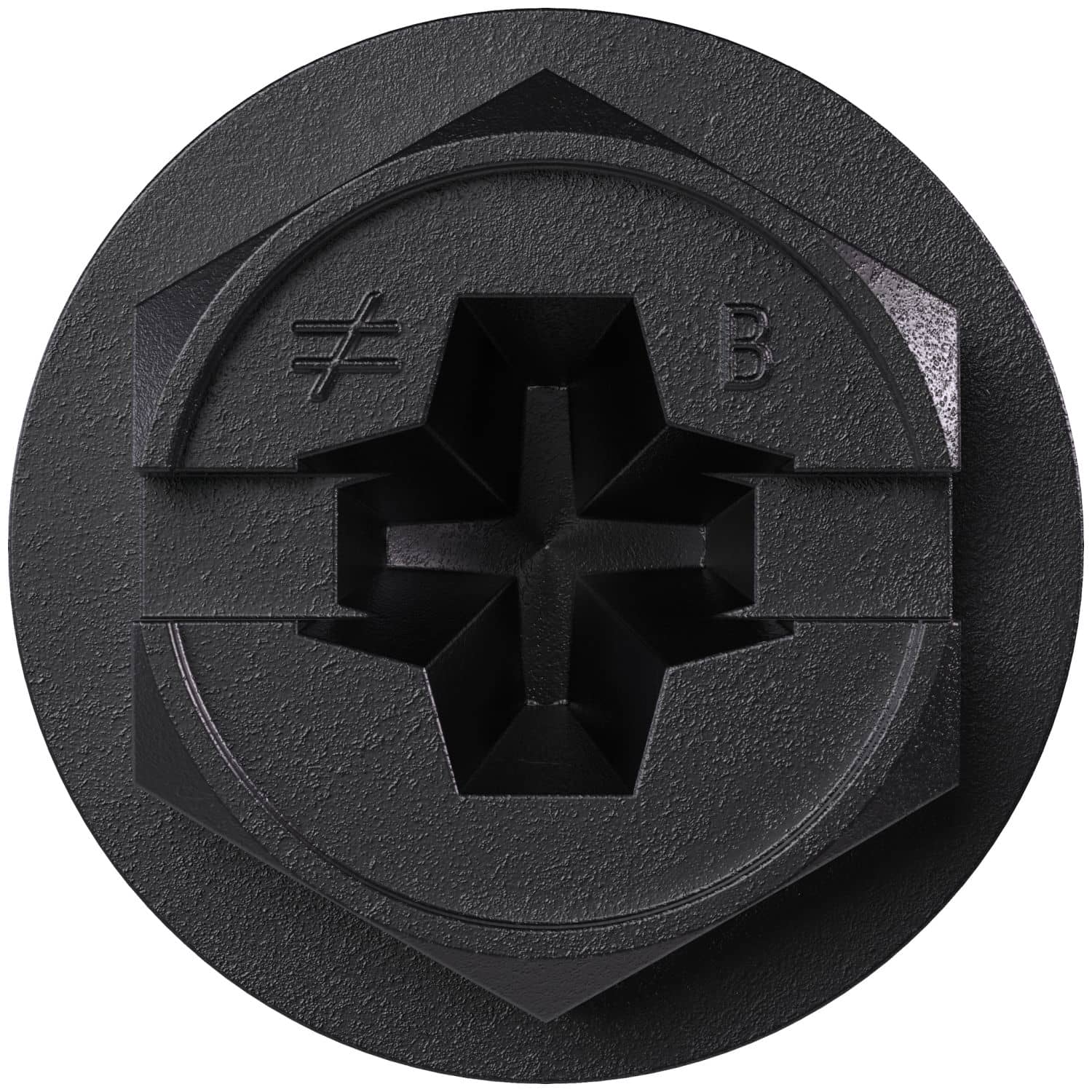 Simpson Strong-Tie TNTBL25214H Titen Turbo, 1/4-in. x 2-1/4-in. Hex-Head Concrete and Masonry Screw, Black, 100-Pack