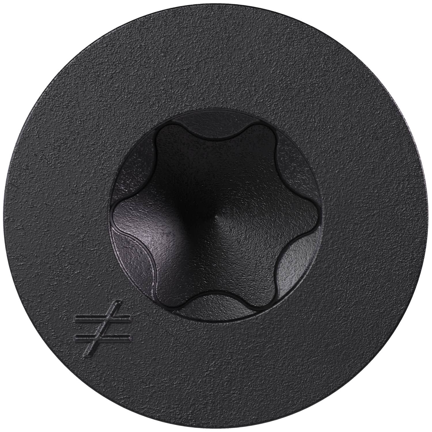 Simpson Strong-Tie TNTBL18114TF Titen Turbo, 3/16-in. x 1-1/4-in. 6-Lobe Flat-Head Concrete and Masonry Screw, Black, 100-Pack