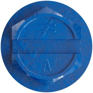 Simpson Strong-Tie TNT18134HB Titen Turbo, 3/16-in. x 1-3/4-in. Hex-Head Concrete and Masonry Screw, Blue, 3000-Pack