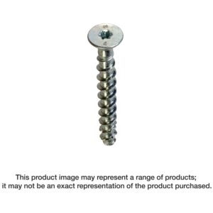 Simpson Strong-Tie THDB25178CS Titen HD 1/4-in. x 1-7/8-in. Zinc-Plated Countersunk Head Heavy-Duty Screw Anchor, 100-Pack