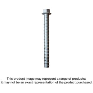 Simpson Strong-Tie THDC25400H6SS Titen HD 1/4-in. x 4-in. Type 316 Stainless-Steel Heavy-Duty Screw Anchor, 50-Pack