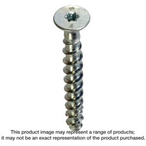 Simpson Strong-Tie THDB25312CS Titen HD 1/4-in. x 3-1/2-in. Zinc-Plated Countersunk Head Heavy-Duty Screw Anchor, 50-Pack