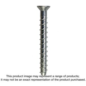 Simpson Strong-Tie THDB25412CS Titen HD 1/4-in. x 4-1/2-in. Zinc-Plated Countersunk Head Heavy-Duty Screw Anchor, 50-Pack