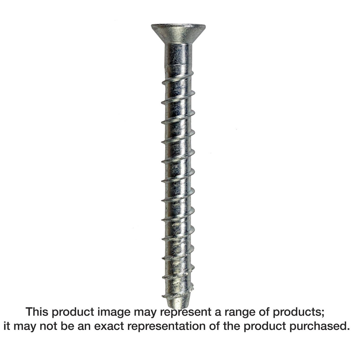 Simpson Strong-Tie THDB25412CS Titen HD 1/4-in. x 4-1/2-in. Zinc-Plated Countersunk Head Heavy-Duty Screw Anchor, 50-Pack