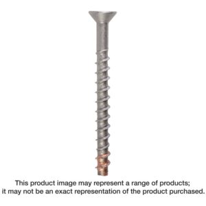 Simpson Strong-Tie THD37300CS6SS Titen HD 3/8-in. x 3-in. Type 316 SS Countersunk Head Heavy-Duty Screw Anchor, 25-Pack