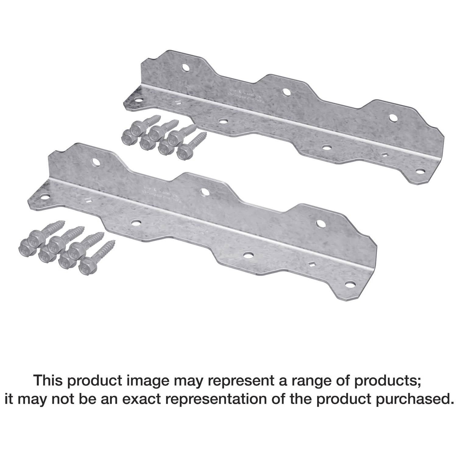 Simpson Strong-Tie TA10ZKT TA 10-1/4-in. 12-Gauge ZMAX Galvanized Staircase Angle, 2-Pack