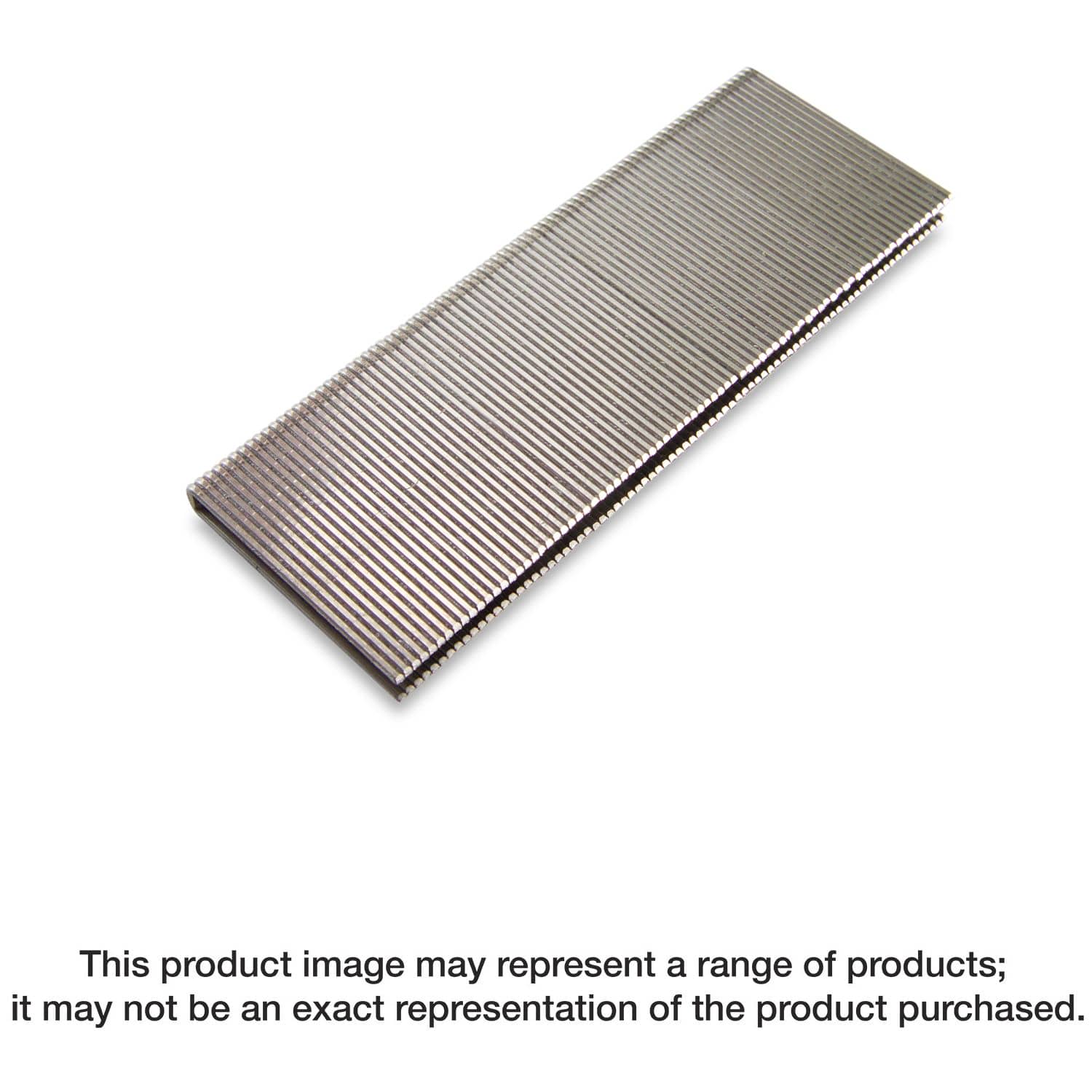 Simpson Strong-Tie T18N125L15 1/4-in. Crown, 18-Gauge Staples, 1-1/4-in. Type 316 Stainless Steel,, 5000-Pack