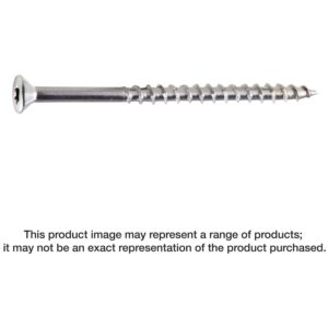 Simpson Strong-Tie T12600WP5 Strong-Drive DWP WOOD SS Screw, #12 x 6-in. T27, Flat Head, Type 316, 5-lb.