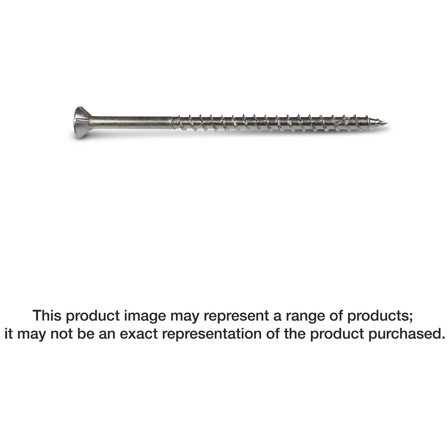 Simpson Strong-Tie T12350WPB Strong-Drive DWP WOOD SS Screw, #12 x 3-1/2-in. T-27, Flat Head, Type 316, 1000-Pack