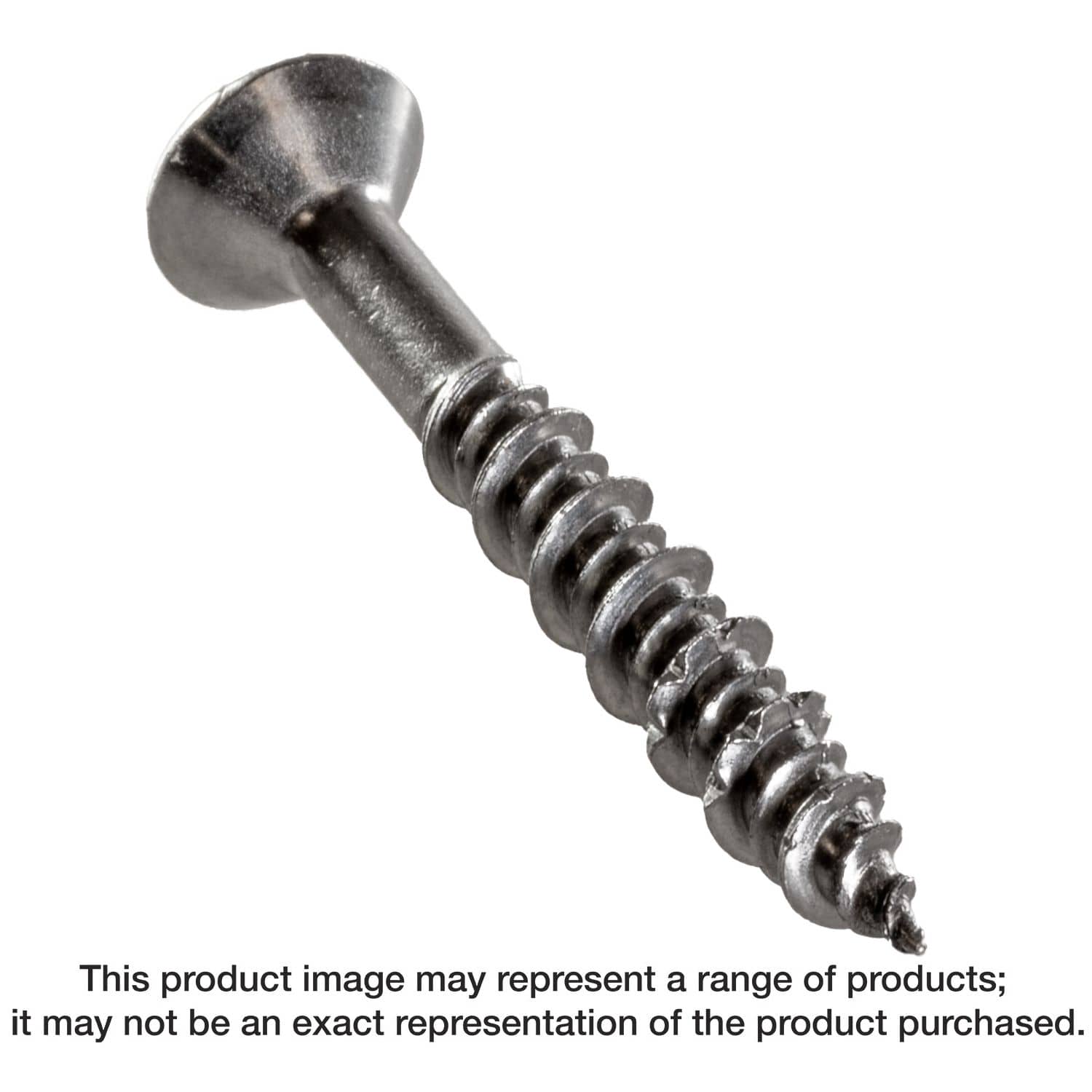 Simpson Strong-Tie T10J150FX-RP12 Marine Screw, Flat Head, #10 x 1-1/2-in. #2 Phillips Drive, Type 316, 12-Pack
