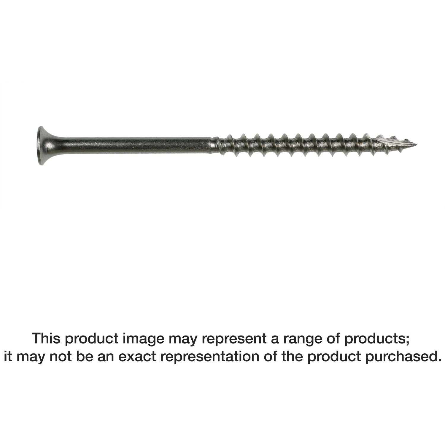 Simpson Strong-Tie T10300DB5 Bugle-Head Wood Screw, Square Drive, #10 x 3-in. #2 Square, Type 316, 5-lb.