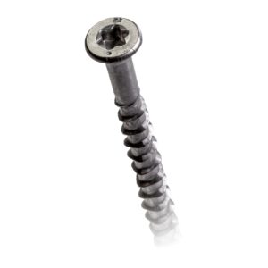 Simpson Strong-Tie T10250WPR880 Deck-Drive DWP WOOD SS Screw, #10 x 2-1/2-in. T25, Flat Head, Type 316, 880-Pack