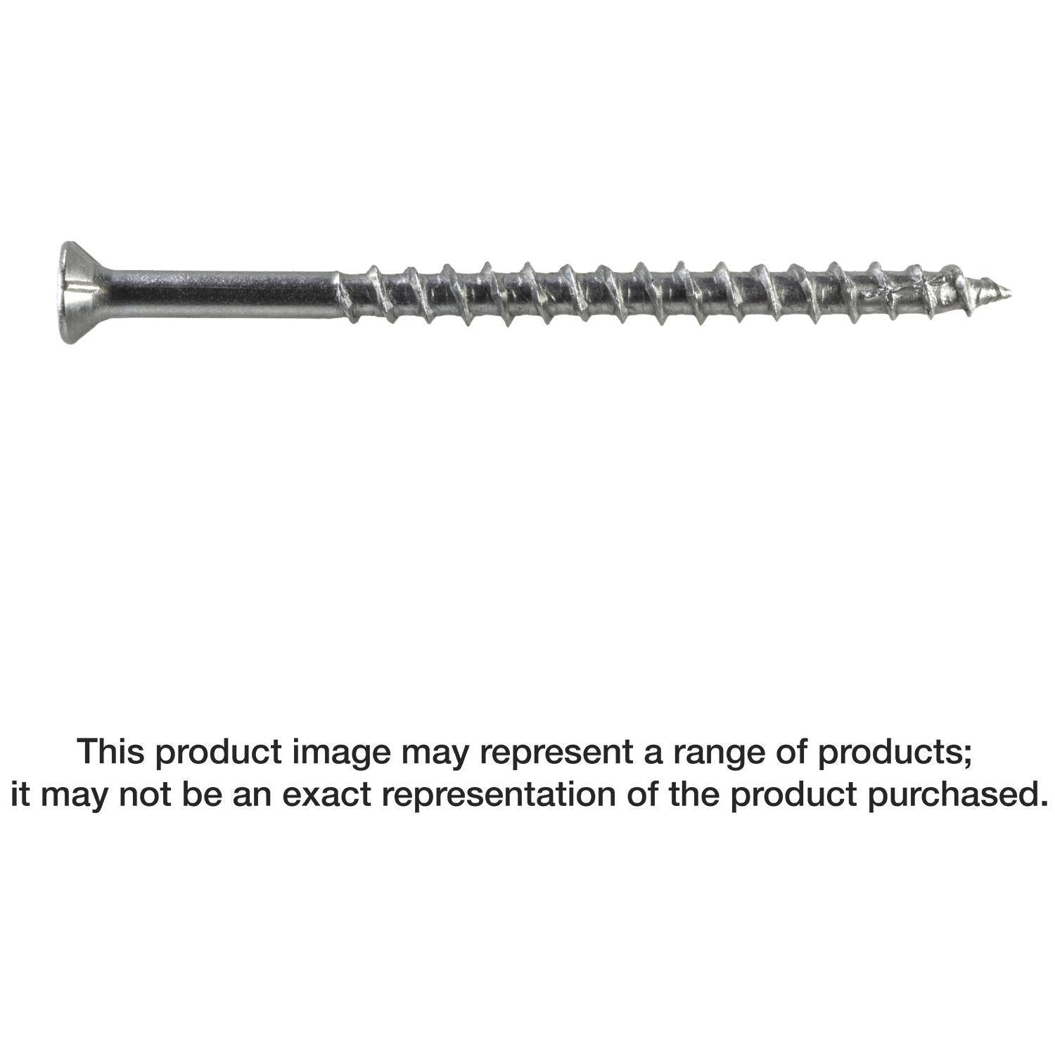 Simpson Strong-Tie T10300WP-RP8 Deck-Drive DWP WOOD SS Screw, #10 x 3-in. T-25, Flat Head, Type 316, 8-Pack