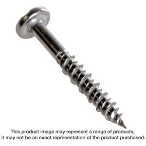 Simpson Strong-Tie T08J125PX-RP15 Marine Screw, Pan Head, #8 x 1-1/4-in. #2 Phillips Drive, Type 316, 15-Pack