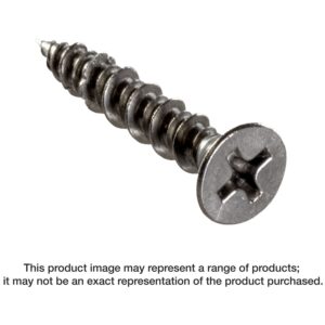 Simpson Strong-Tie T08J100FXC Marine Screw, Flat Head, #8 x 1-in. #2 Phillips Drive, Type 316, 100-Pack
