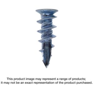 Simpson Strong-Tie SWZ08LS-R100 Sure Wall Die-Cast Zinc Drywall Anchor for #8 x 1-1/4-in. Screw w/ Screws, 100-Pack