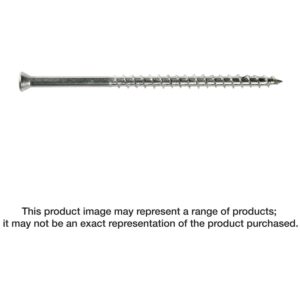 Simpson Strong-Tie T07162FTPGR Trim-Head Screw, 6-Lobe Drive, #7 x 1-5/8-in. T15 Type 316, Gray, 350-Pack
