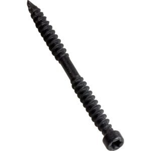 Simpson Strong-Tie SWD18312DBB-R50 Strong Drive SWD Double-Threaded Screw, 0.180-in. x 3-1/2-in. T30, Black, 50-Pack