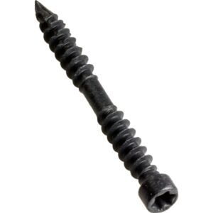 Simpson Strong-Tie SWD18212DBB-R50 Strong Drive SWD Double-Threaded Screw, 0.180-in. x 2-1/2-in. T30, Black, 50-Pack
