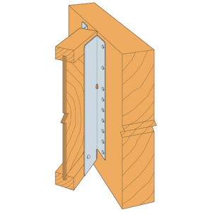 Simpson Strong-Tie SUR2.06/14 SUR Galvanized Joist Hanger for 2-in. x 14-in. Engineered Wood, Skewed Right