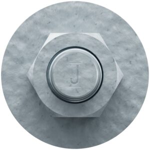 Simpson Strong-Tie STB2-75614MGF10 Strong-Bolt 2, 3/4-in. x 6-1/4-in. Mechanically Galvanized Wedge Anchor, Fully Assembled, 10-Pack
