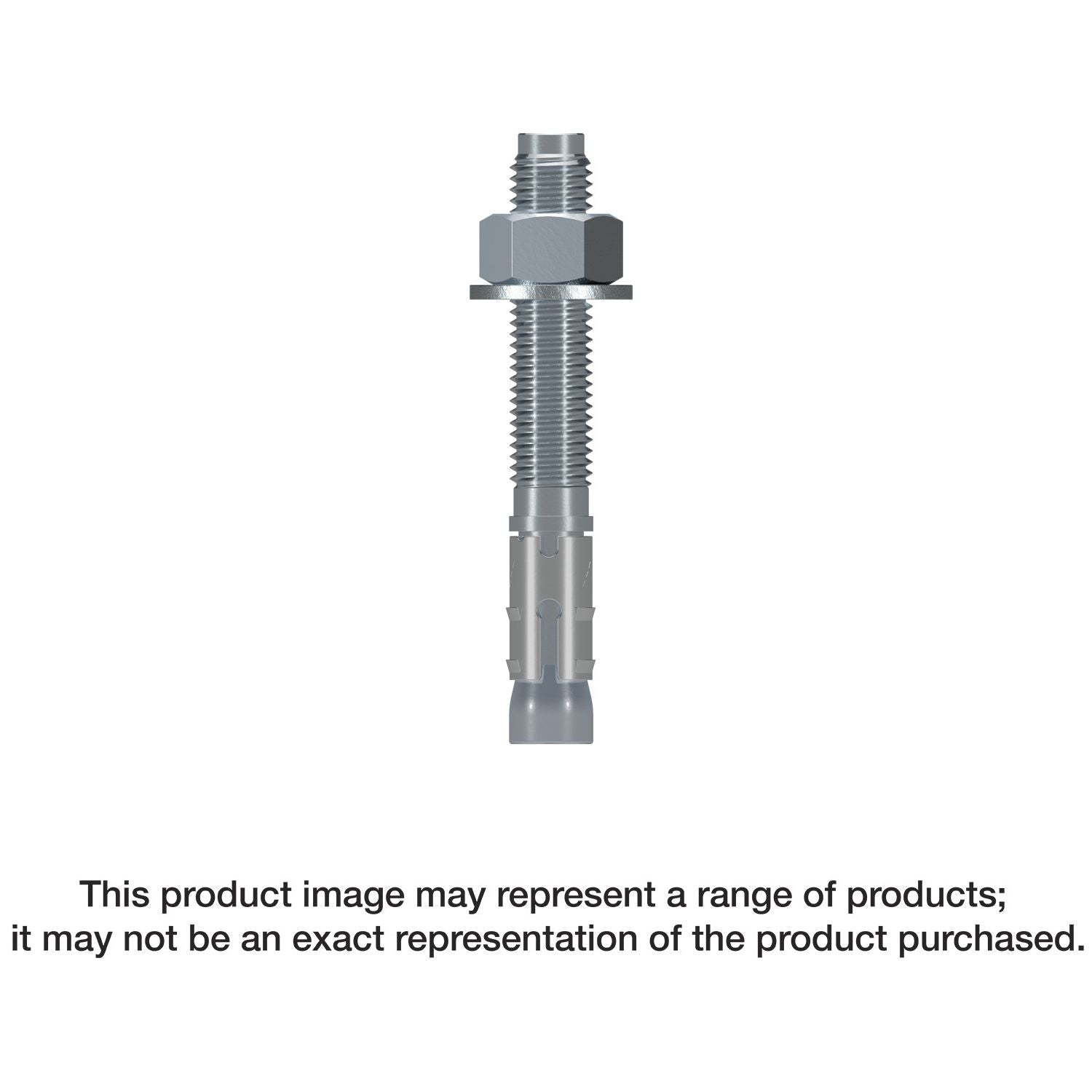 Simpson Strong-Tie STB2-75434R10 Strong-Bolt 2, 3/4-in. x 4-3/4-in. Wedge Anchor, 10-Pack