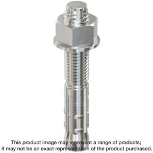 Simpson Strong-Tie STB2-754344SSR10 Strong-Bolt 2, 3/4-in. x 4-3/4-in. Type 304 Stainless-Steel Wedge Anchor, 10-Pack