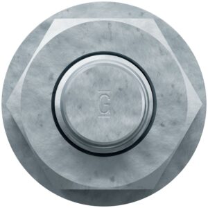Simpson Strong-Tie STB2-62412MGF20 Strong-Bolt 2, 5/8-in. x 4-1/2-in. Mechanically Galvanized Wedge Anchor, Fully Assembled, 20-Pack