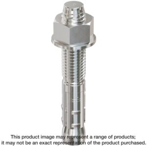 Simpson Strong-Tie STB2-754346SSR10 Strong-Bolt 2, 3/4-in. x 4-3/4-in. Type 316 Stainless-Steel Wedge Anchor, 10-Pack