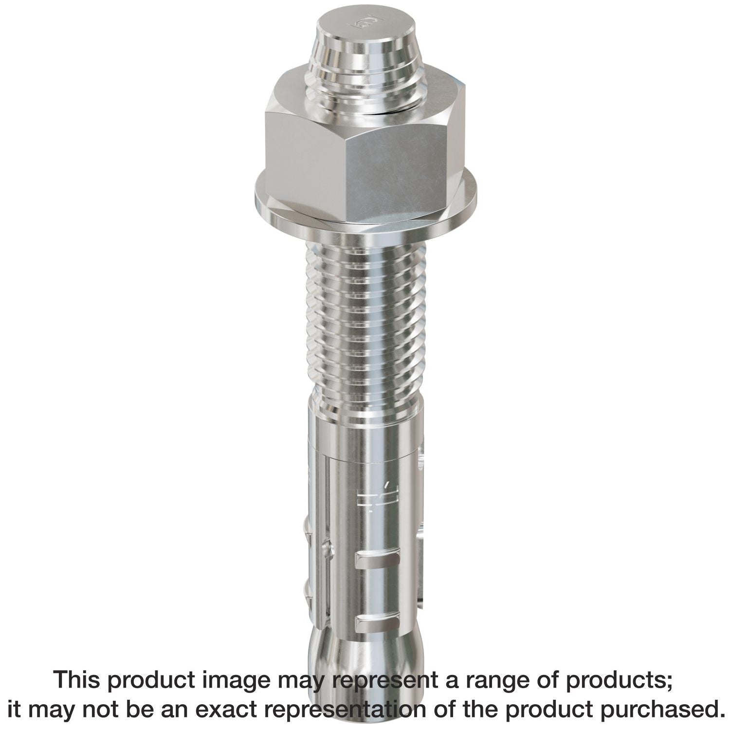 Simpson Strong-Tie STB2-754346SSR10 Strong-Bolt 2, 3/4-in. x 4-3/4-in. Type 316 Stainless-Steel Wedge Anchor, 10-Pack