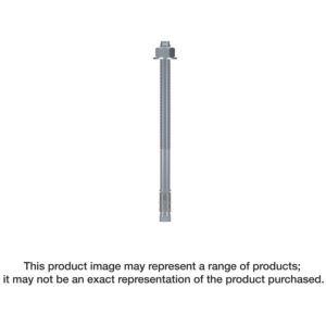 Simpson Strong-Tie STB2-621200R10 Strong-Bolt 2, 5/8-in. x 12-in. Wedge Anchor, 10-Pack